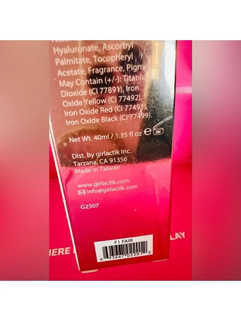 Girlactik Luminous Tint Foundation F1 Fair | 2-in-1 Hydrating Skin Finish